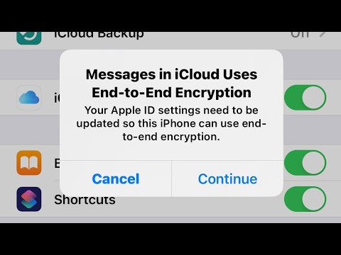 what happens if you reset encrypted data on icloud